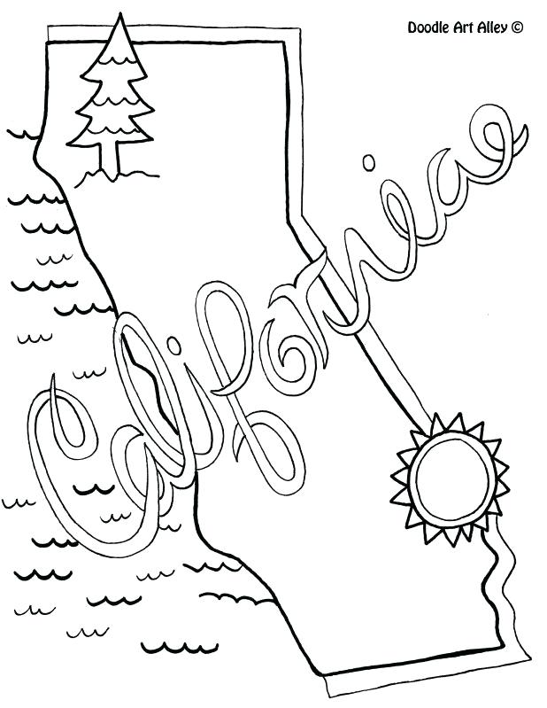 618x799 California Coloring Pages Coloring Pages With Flag Coloring Page