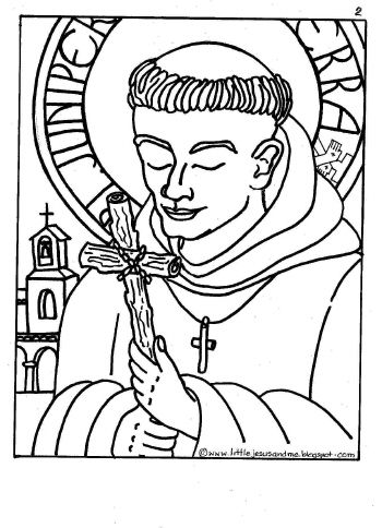 350x484 Bl Serra July 1st Catholic Coloring Sheets