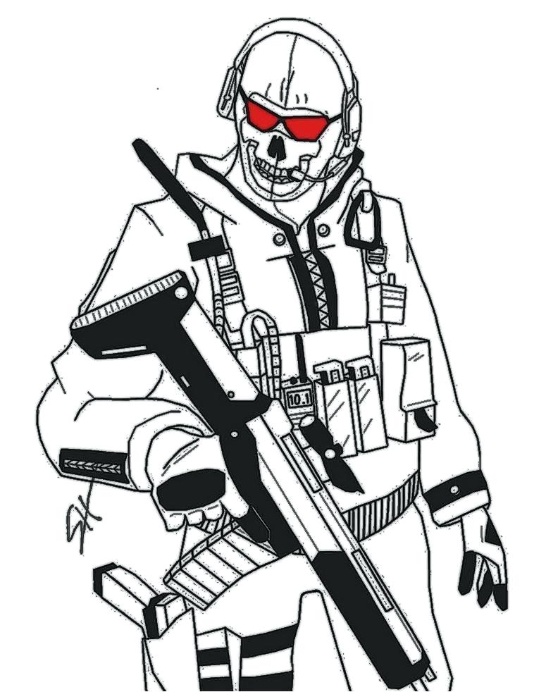 775x982 Call Of Duty Black Ops Zombies Coloring Pages Creative Designs