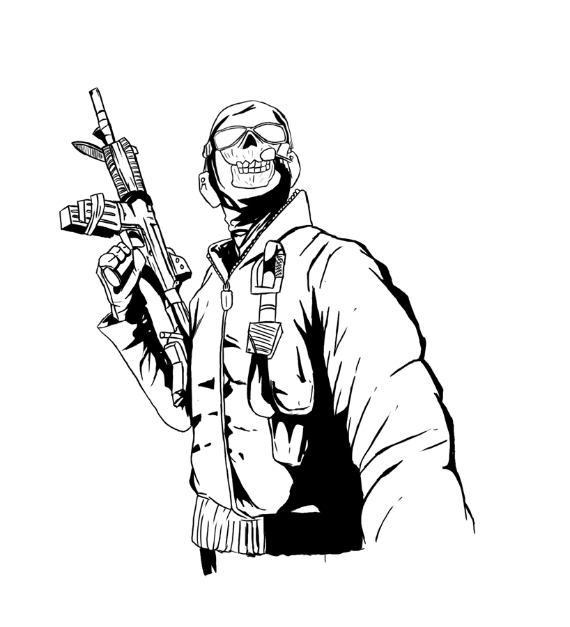 818x900 Free Coloring Pages Of Call Of Duty, Call Of Duty Coloring Page