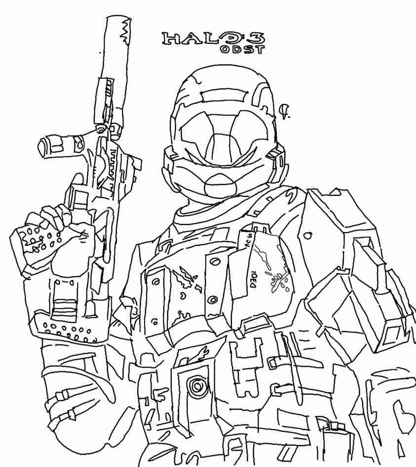 843x948 Halo Reach Coloring Pages To Print Call Of Duty Black Ops 3 Sheets