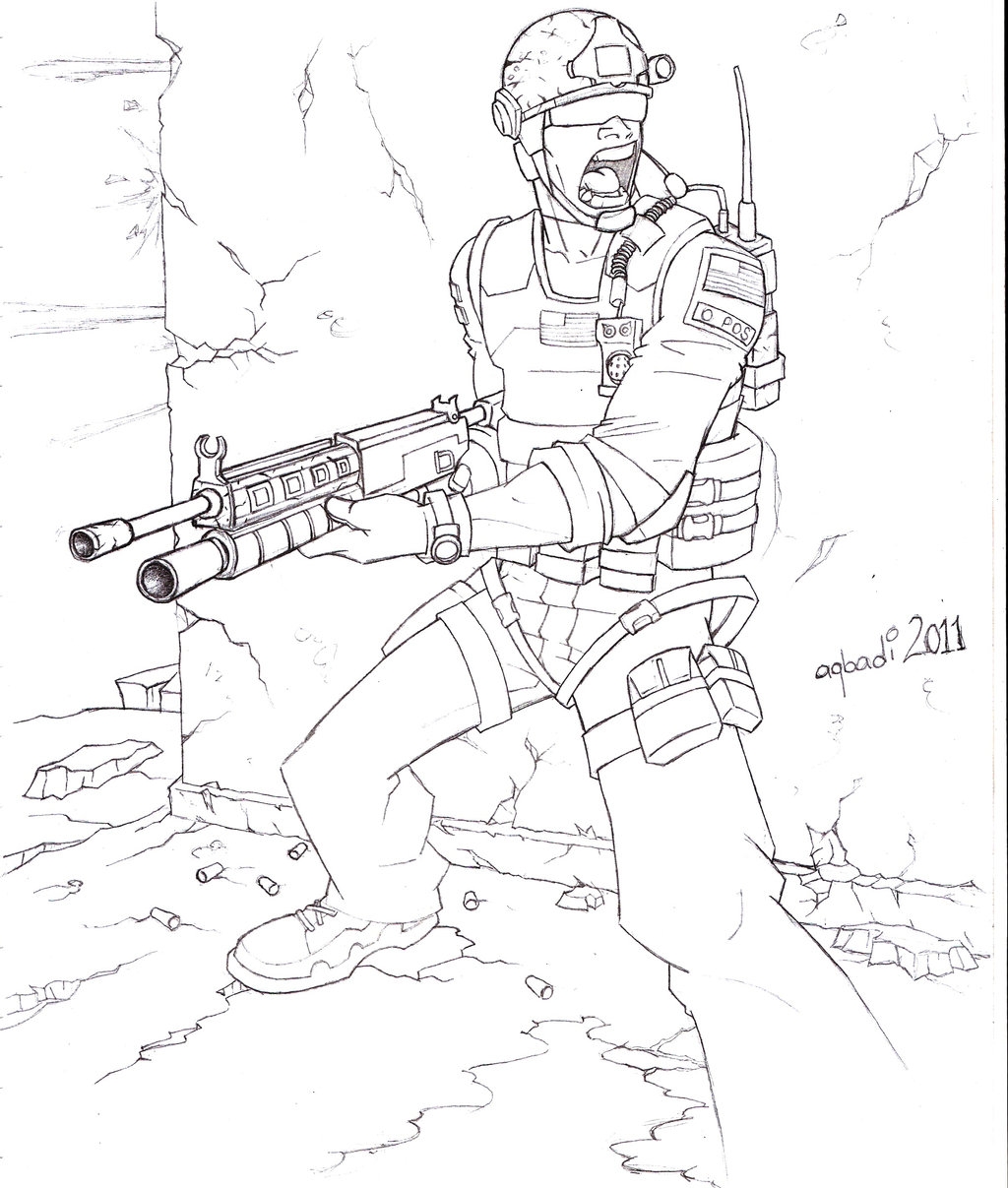 Call Of Duty Coloring Pages To Print