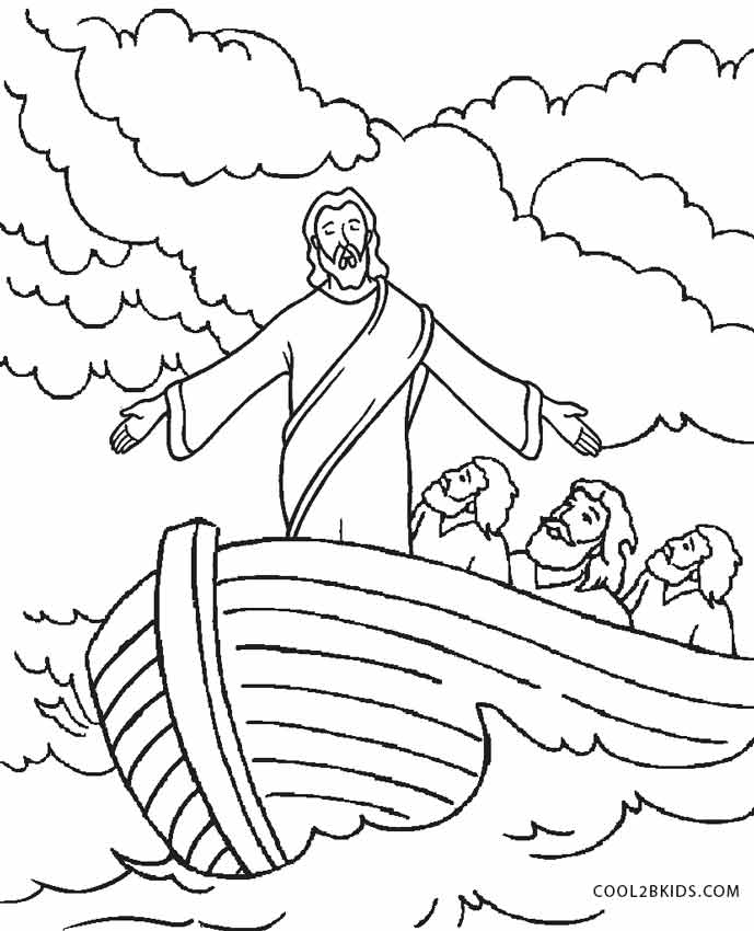 689x850 Free Printable Jesus Coloring Pages For Kids Cool2bkids