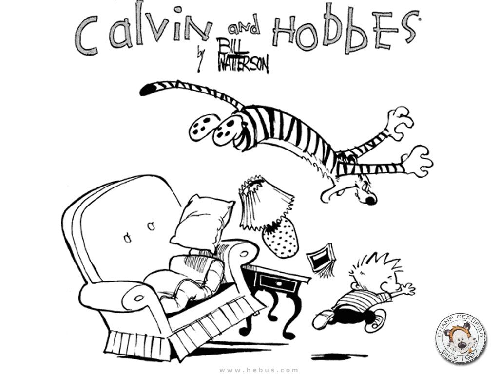 1024x768 Calvin Hobbes Wallpaper Bill Watterson Charlie