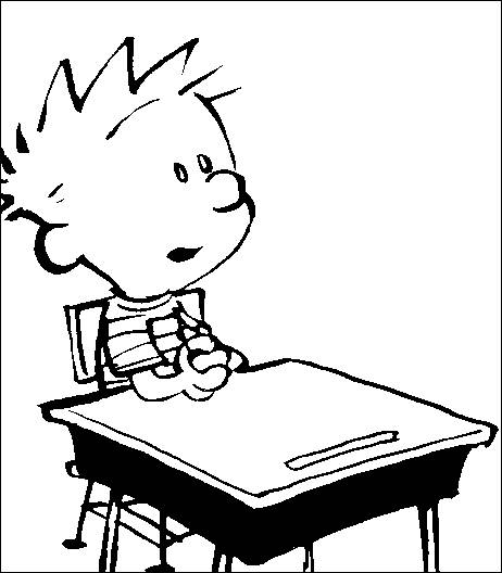 462x528 Coloring Pages Calvin And Hobbes