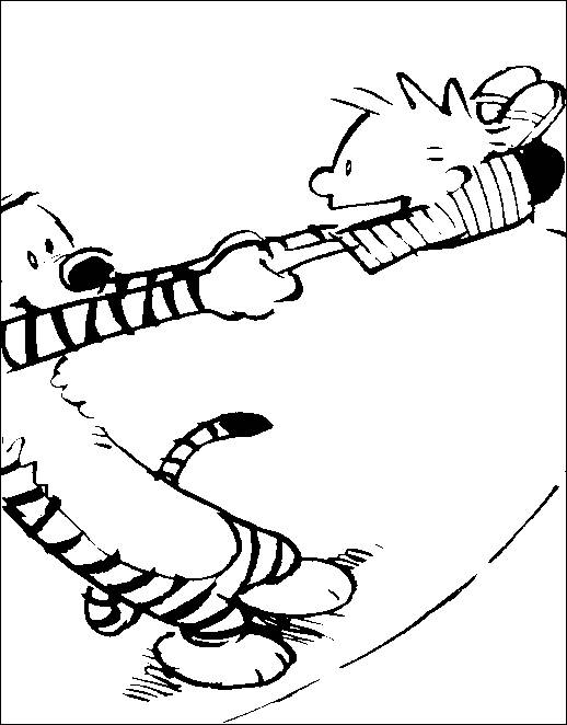 518x662 Coloring Pages Calvin And Hobbes