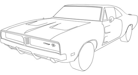 Camaro Coloring Pages