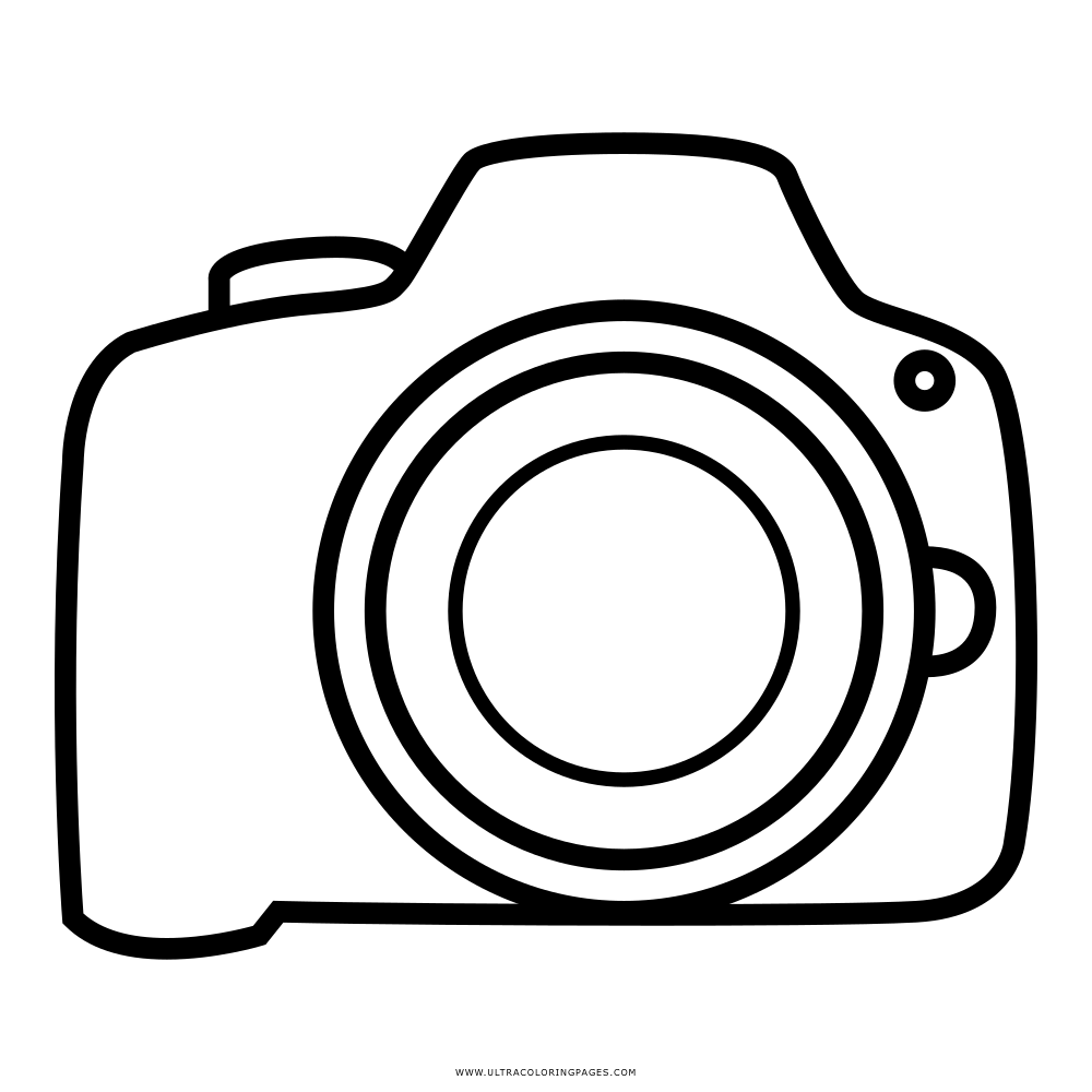 1000x1000 Camera Coloring Page