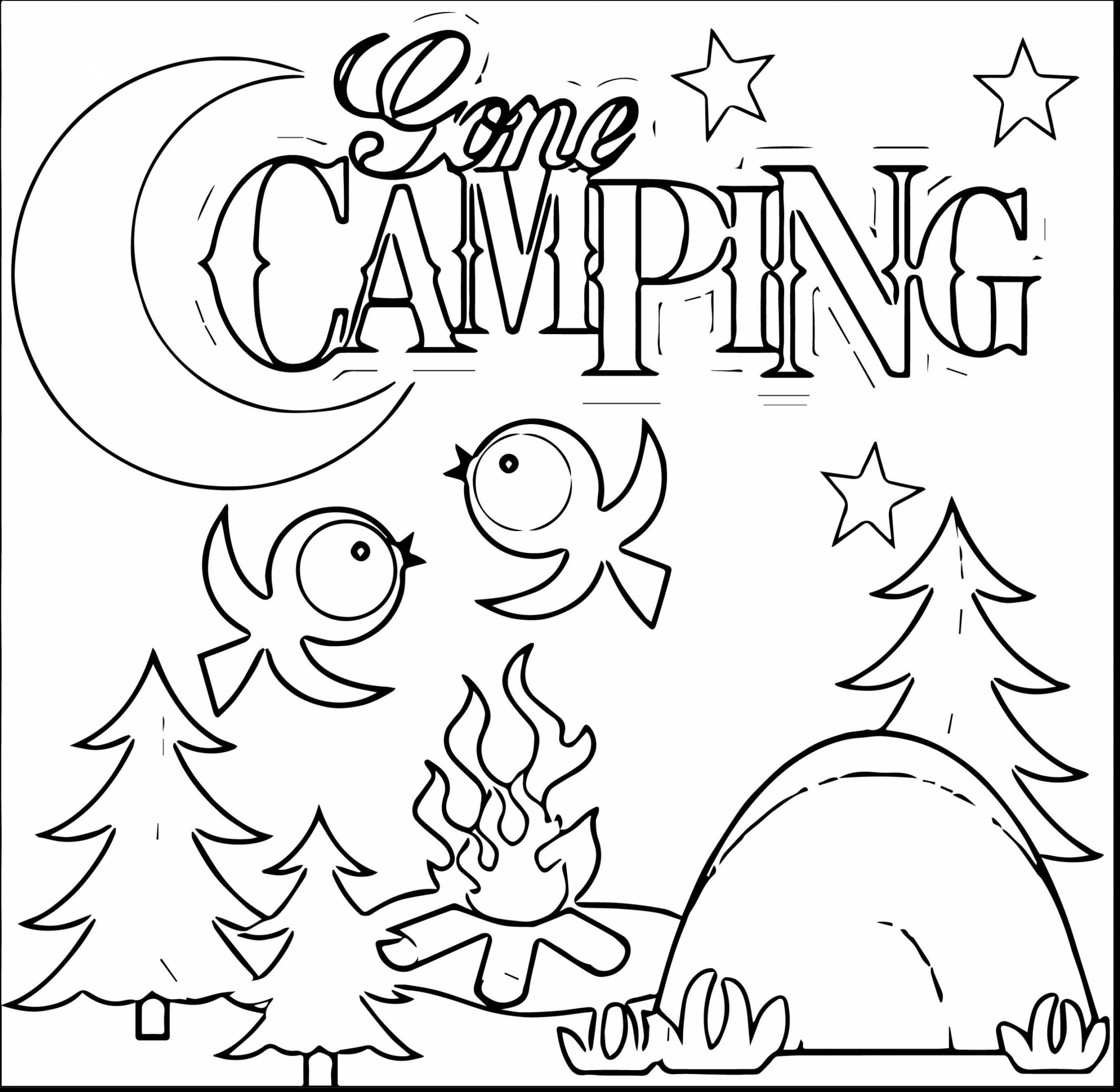 Camper Coloring Pages
