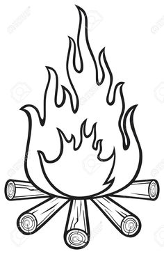 236x365 Camping Coloring Pages And Sheets For Adults And Kids Campfires