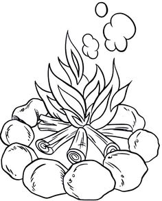 236x293 Camp Fire Colouring Pages 246759 Campfire Coloring Pages