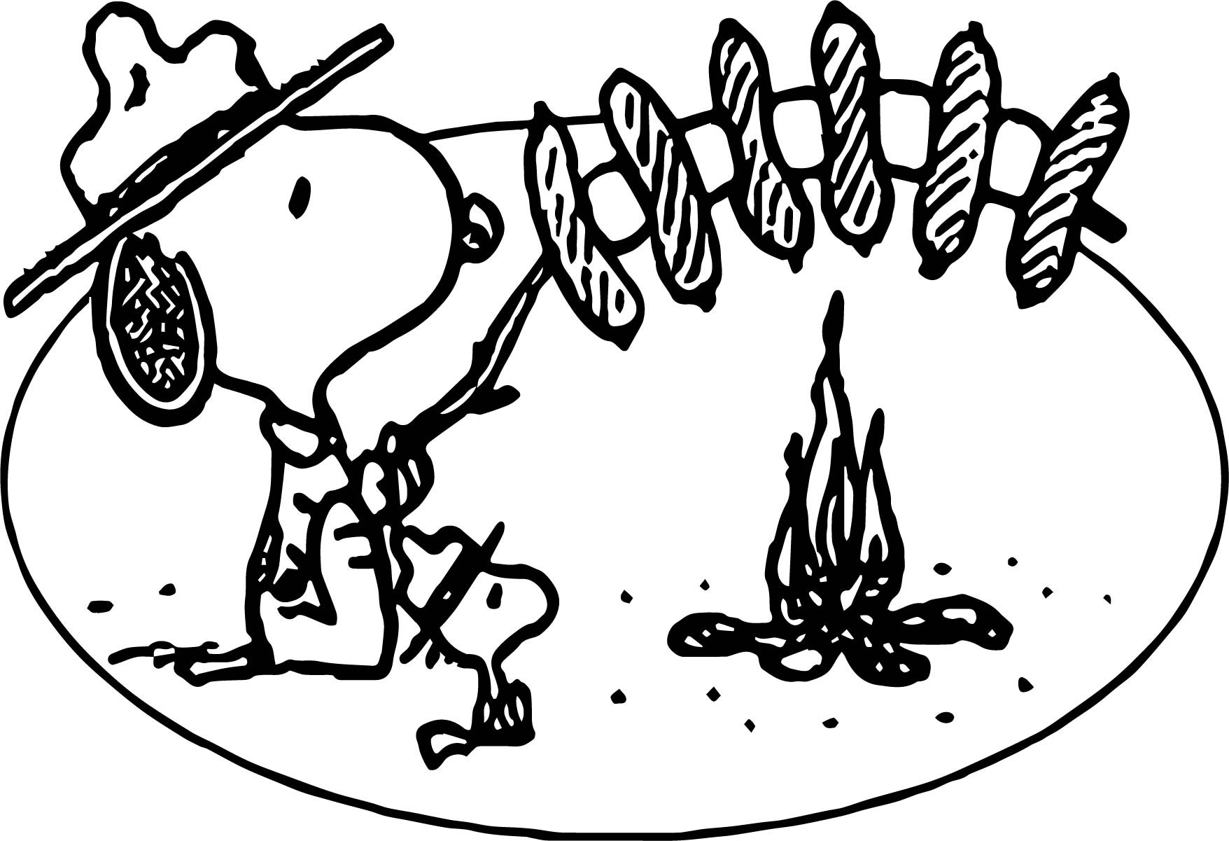 1756x1201 Cool Camping Coloring Pages 24 Art Snoopy Page Wecoloringpage