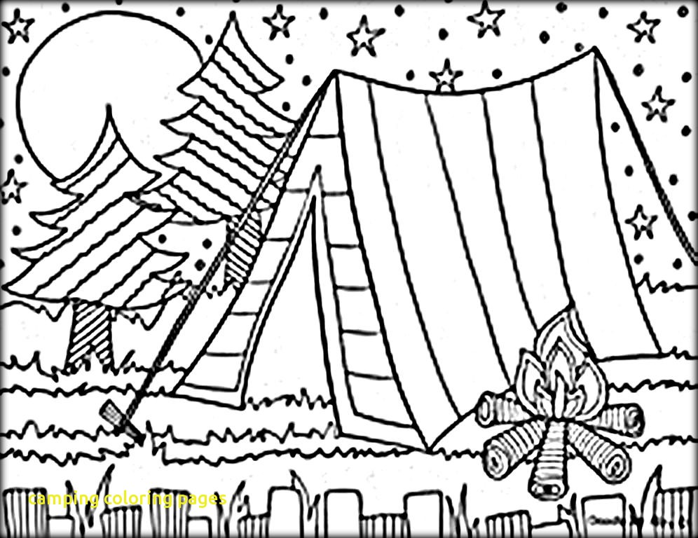 996x768 Camping Coloring Pages With Mesmerizing Camping Coloring Pages 84