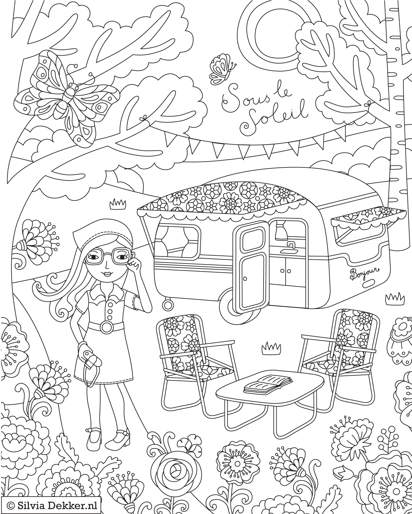 1327x1654 Camping Coloring Sheets