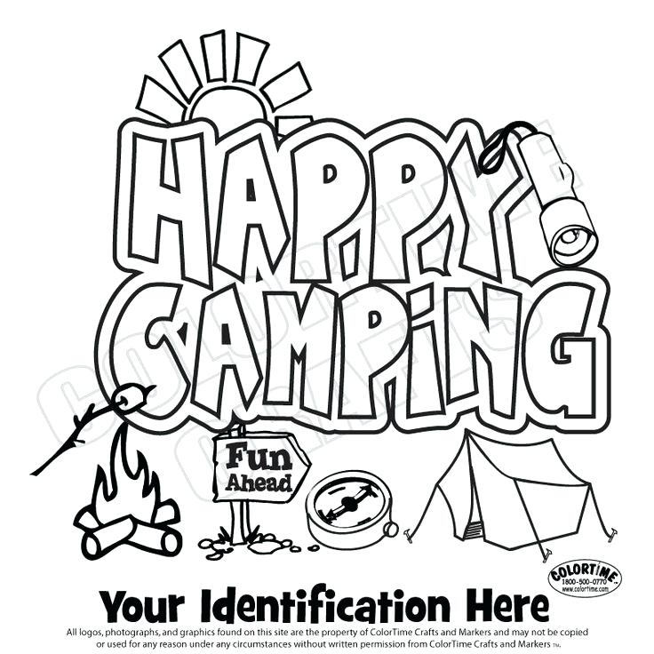 736x736 Camping Coloring Pages Ideas Collection Printable Camping Coloring