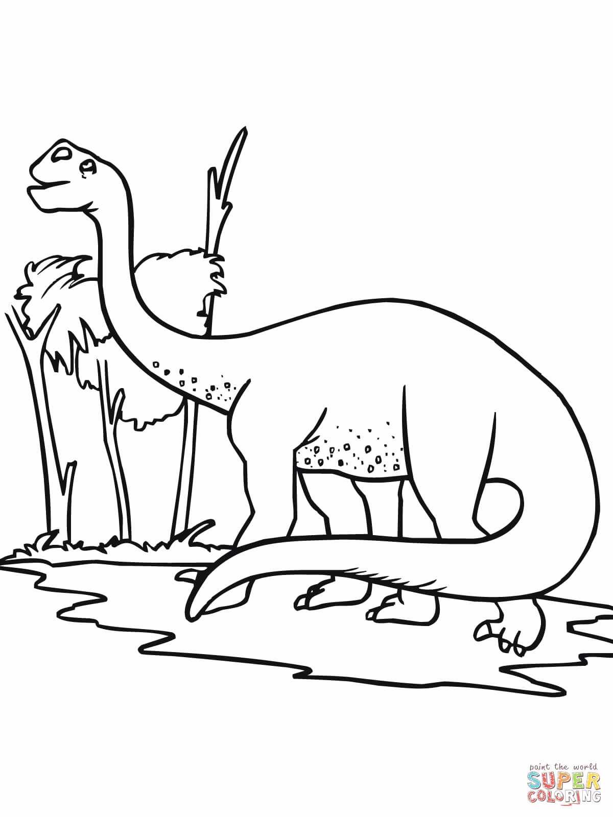 1200x1600 Coloring Pages You Can Color On The Computer New Brontosaurus