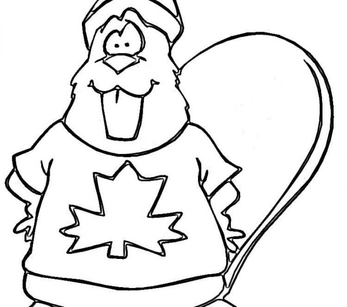 678x600 Canada Colouring Pages Free Coloring Page