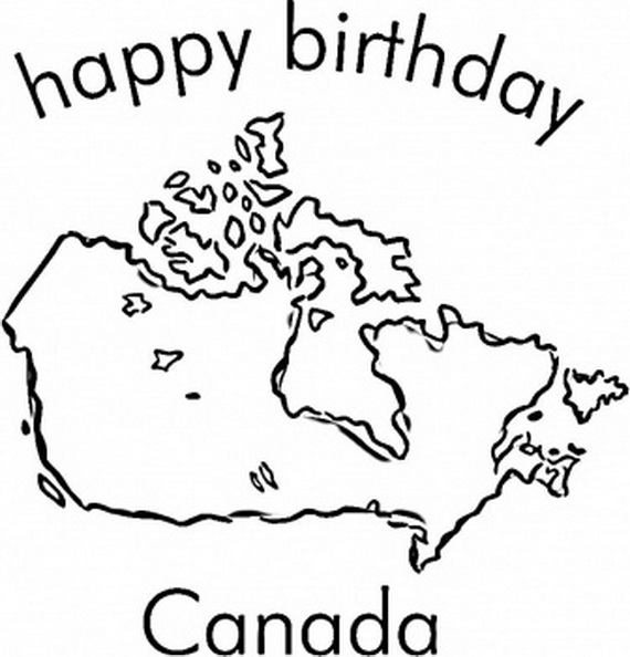 570x594 Canada Day Coloring Pages