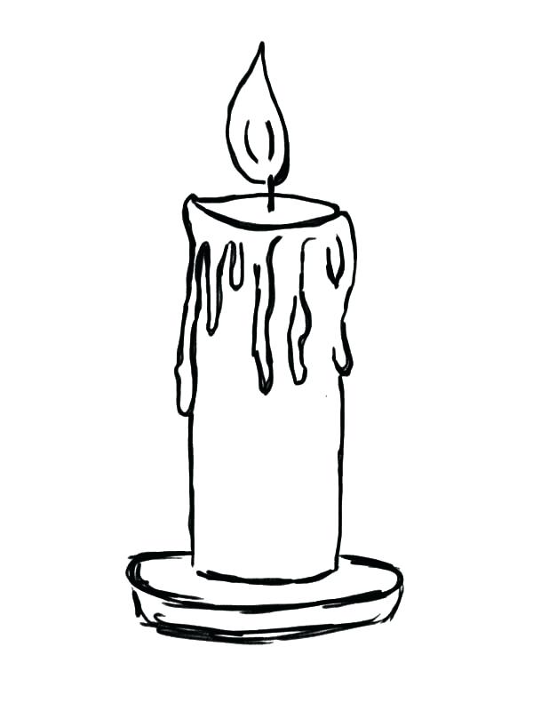 600x800 Candle Coloring Page Candle Coloring Pictures Light Candle