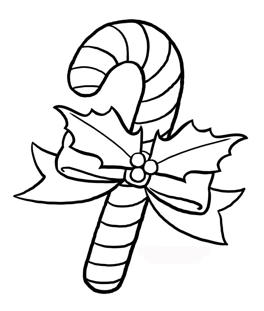 849x1000 Christmas Candy Cane Coloring Page Christmas Coloring Pages