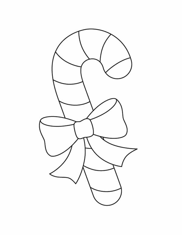 600x775 Lovely Candy Cane Coloring Page Lovely Candy Cane Coloring Page