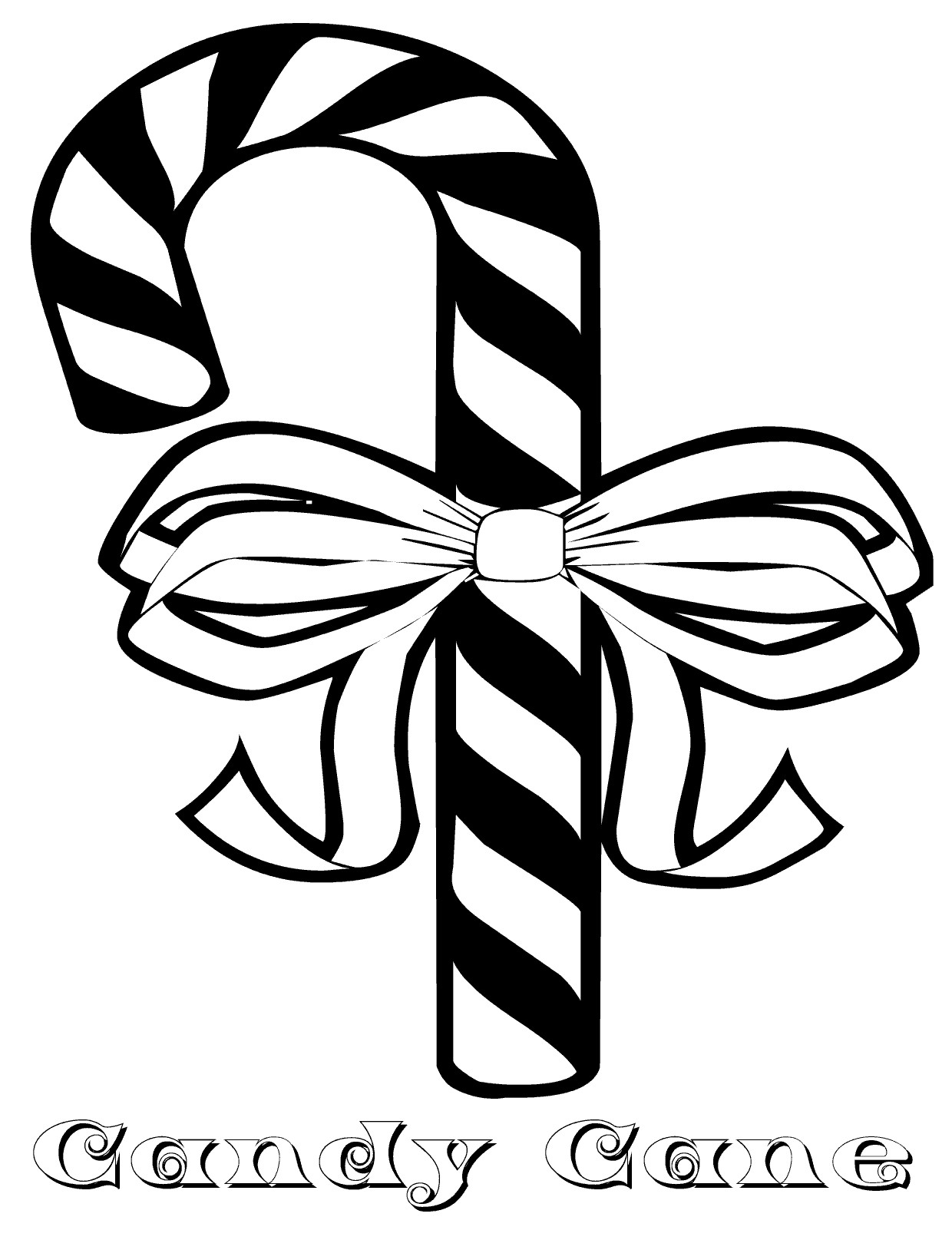 1240x1615 Free Printable Candy Cane Coloring Pages For Kids Canes