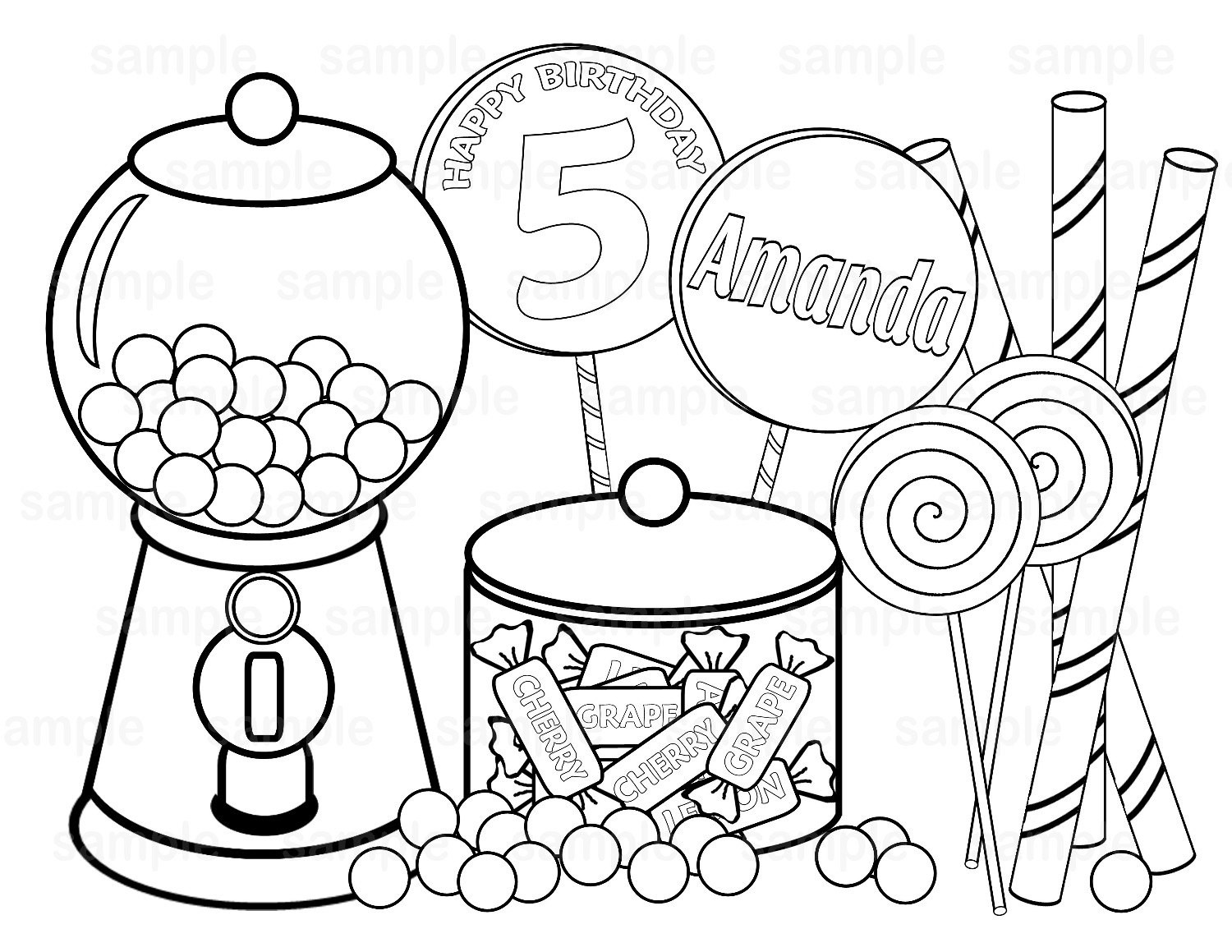 1500x1159 Candyland Coloring Pages Coloringsuite Com Complete Color 11 12