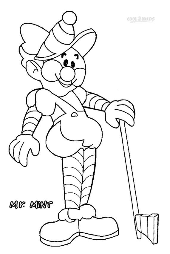 570x850 Mr Mint Candyland Coloring Pages School Svlc