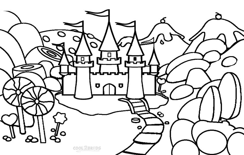 850x540 Printable Candyland Coloring Pages For Kids Cool2bkids Colouring