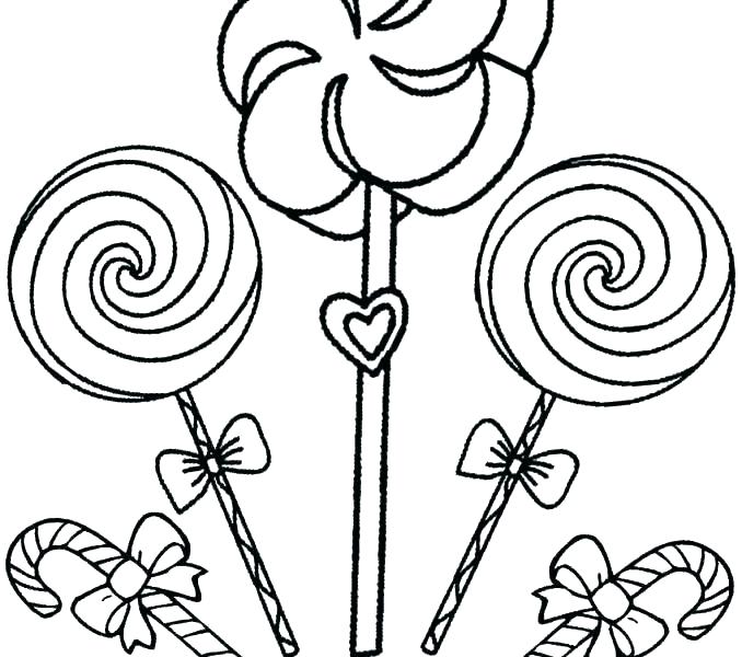678x600 Candy Land Coloring Pages