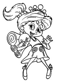 236x269 Candyland Coloring Page