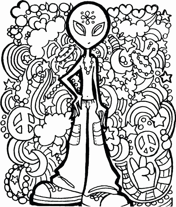 564x664 Marijuana Leaf Coloring Pages Luxury Cool Coloring Pages Trippy