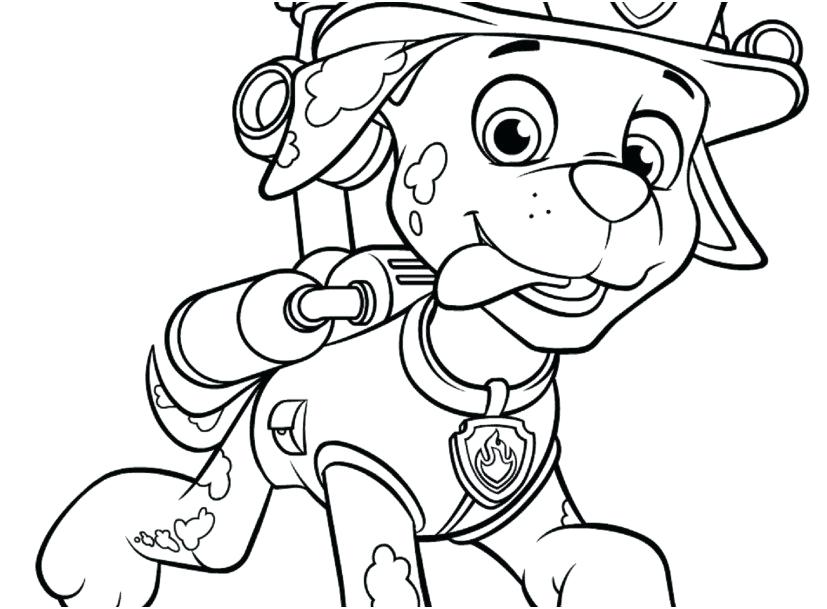 827x609 Paw Patrol Coloring Pages Marshall Paw Patrol Coloring Pages