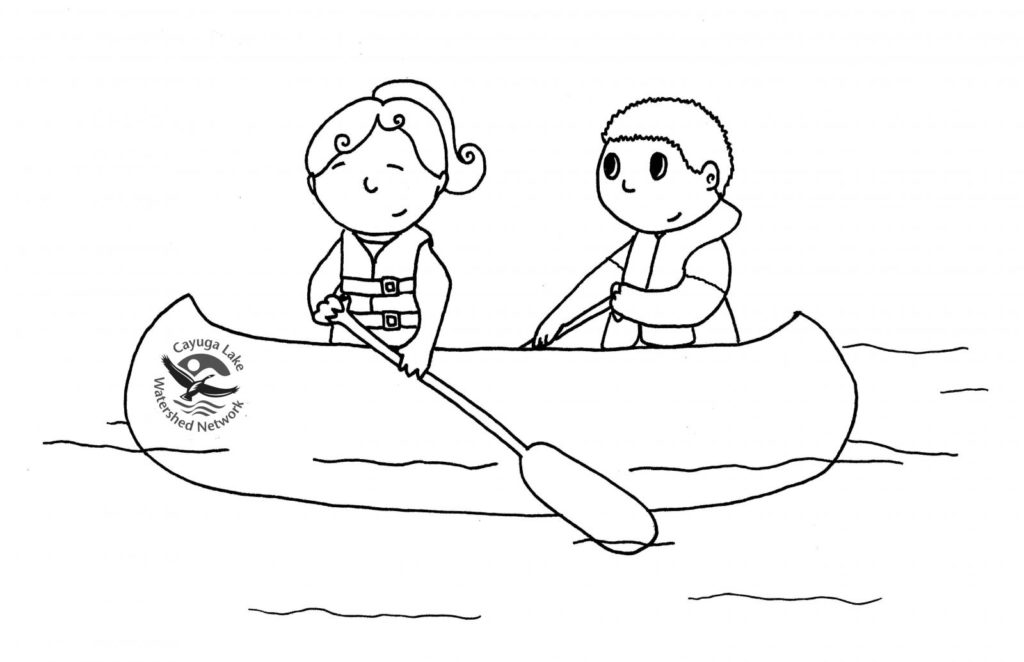 1024x662 Canoeing Coloring Pages Coloring Pages Kids