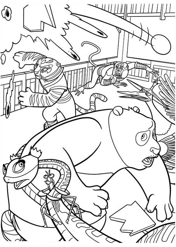 600x840 Po And The Furious Five Attacked By Canon In Kung Fu Panda