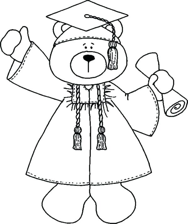 600x714 Graduation Cap Coloring Page447870 Graduation Cap Coloring Page