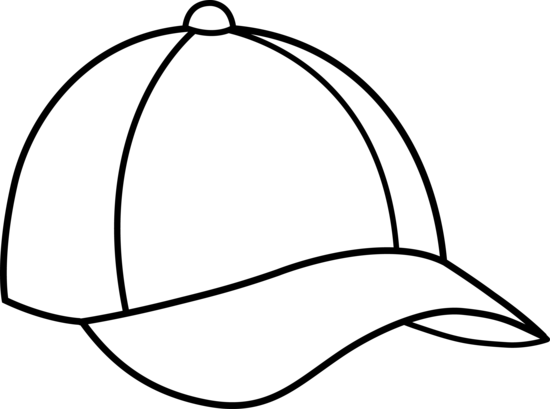 550x409 Caps Images Color Pages Baseball Cap Line Art