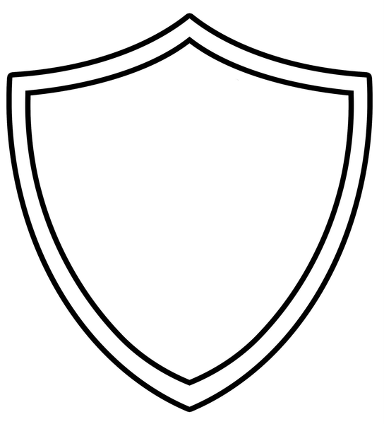 544x600 Superhero Shield Coloring Page Homeschool Superhero