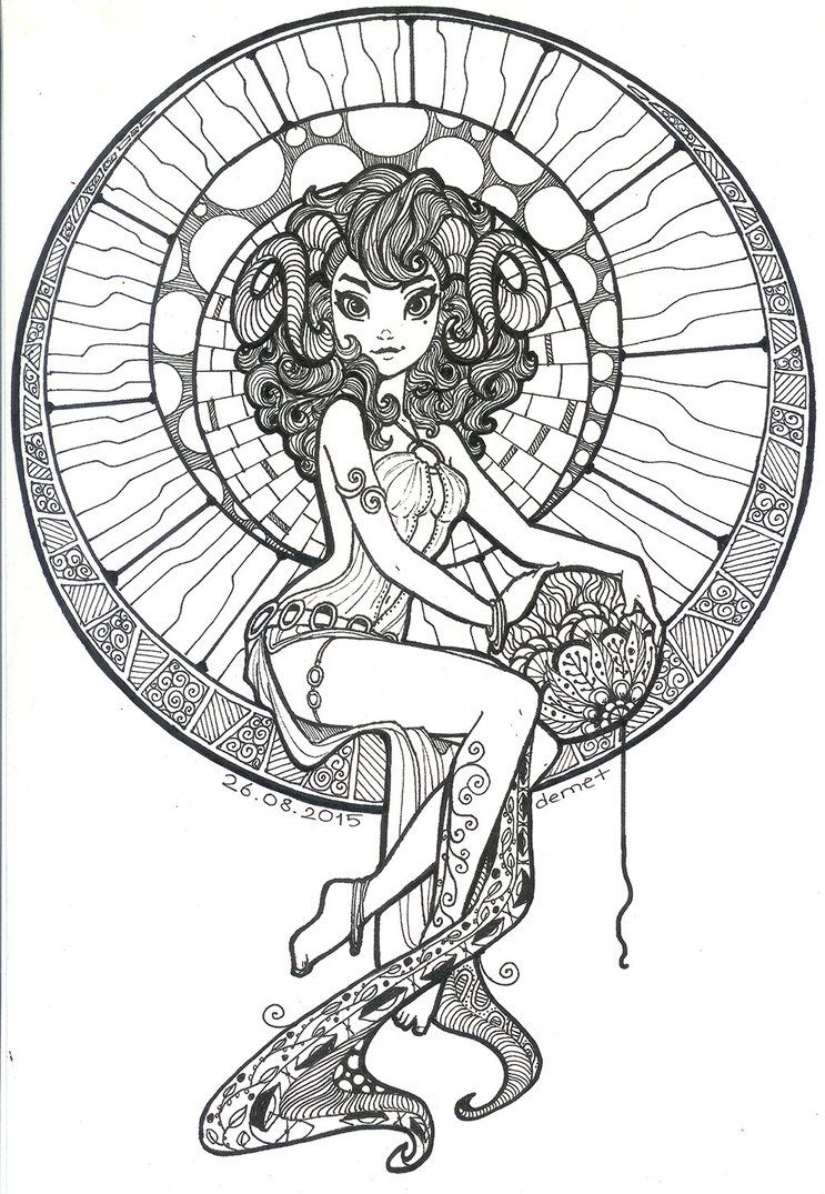 743x1075 I Didn'T Plan To Draw Capricorn, But Everybody Says That It Looks