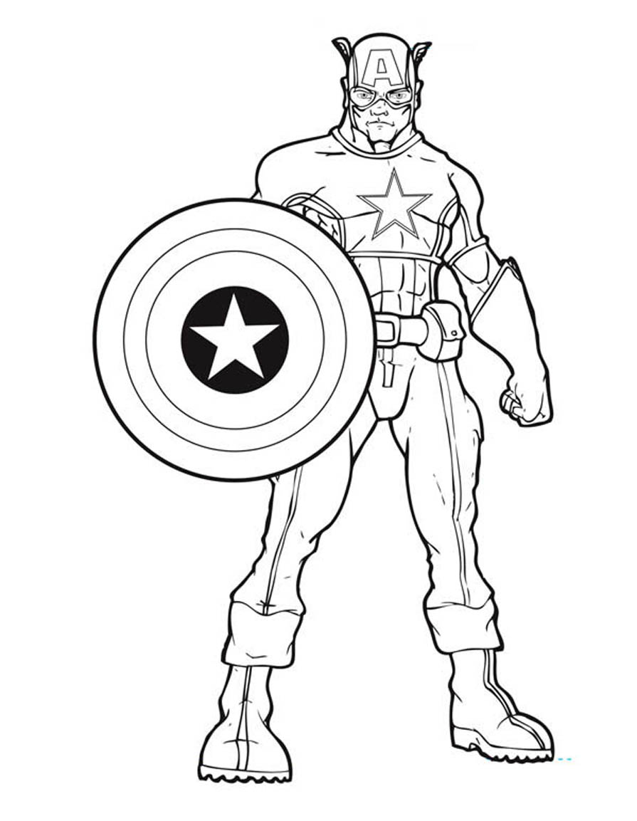 895x1153 Trendy Xzn By Captain America Coloring Page On With Hd Resolution