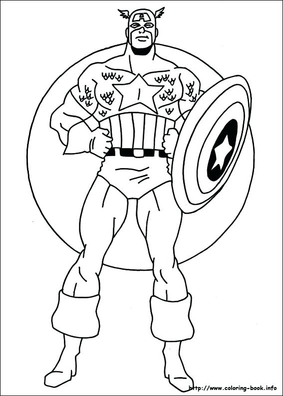 567x794 Captain America Coloring Pages Free Printable Kids Coloring