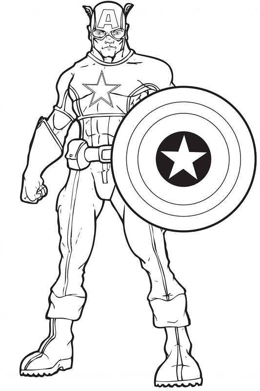533x800 Captain America Coloring Pages Captain America Coloring Pages