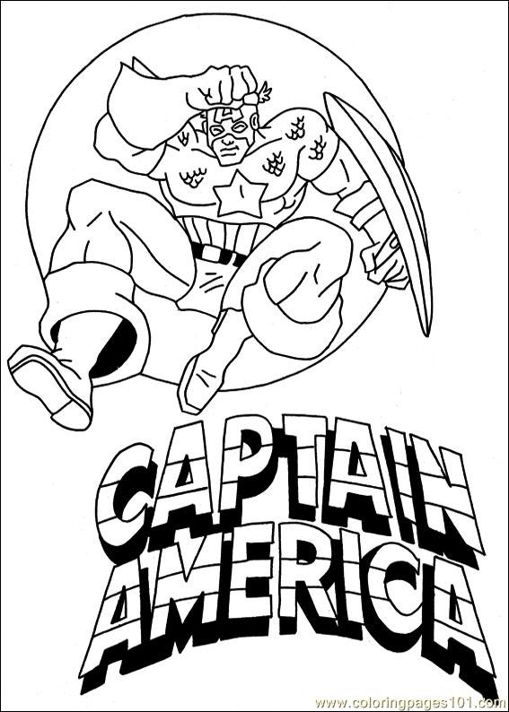567x794 Captain America Printable Coloring Pages Printable