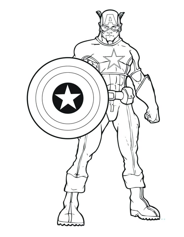 728x938 Captain Coloring Page With Wallpaper Desktop Captain Coloring Page