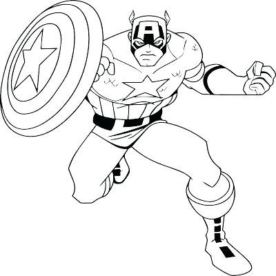 400x400 Captain America Coloring Page Captain Coloring Pages For Kids Free