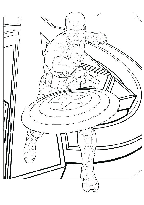 600x850 Captain America Logo Coloring Pages Captain Coloring Pages Avenger