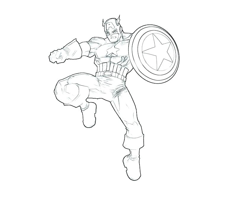 800x667 Captain America Coloring Picture Captain America Shield Coloring