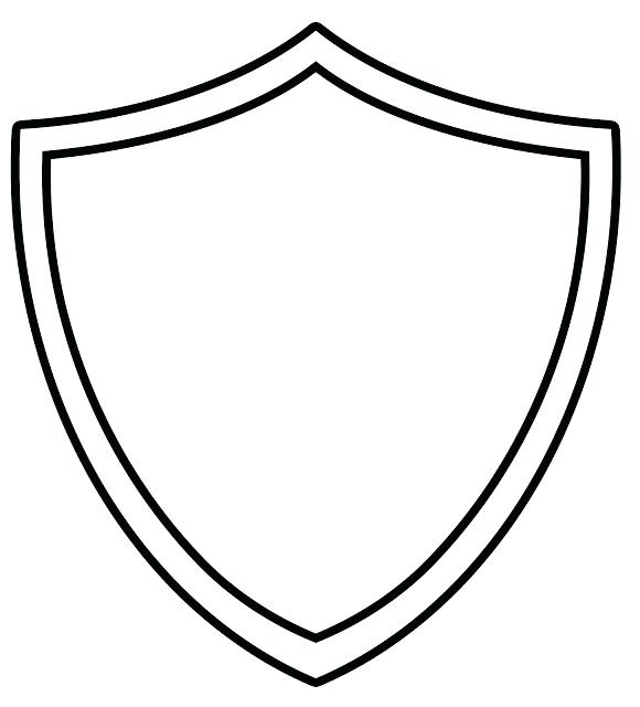 580x640 Captain America Shield Coloring Page Superhero Template Printable