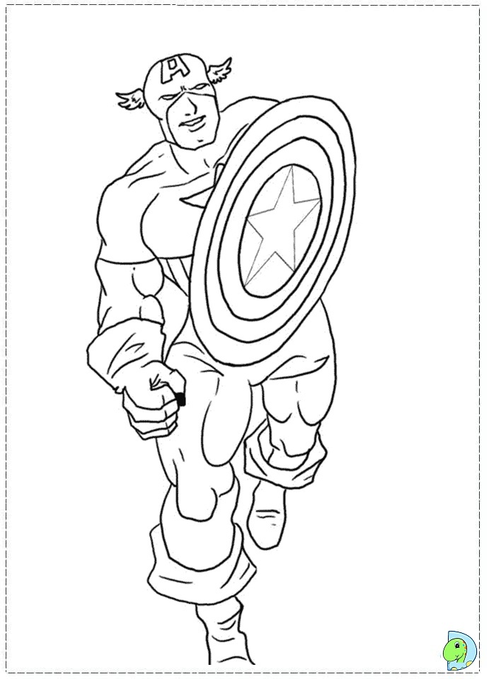 691x960 Captain America Shield Coloring Pages