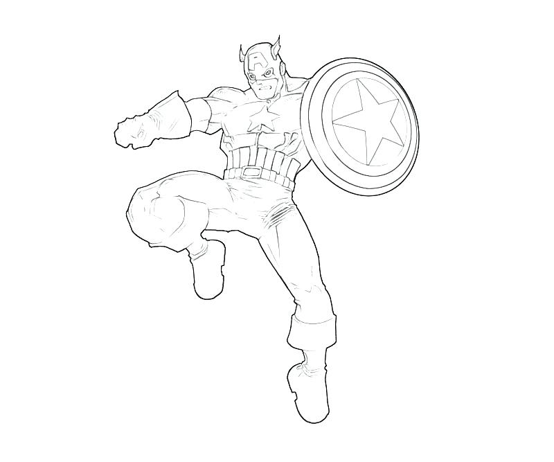 800x667 Coloring Pictures Of Captain America The Avenger Hero Captain